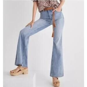 Anthropologie Pilcro High Rise Y2K Flare Trouser Bootcut Jeans 31 Blue A004100
